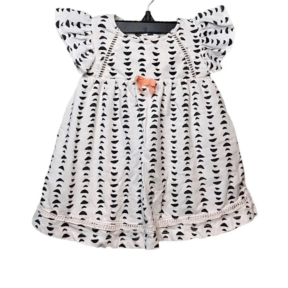 Jessica Simpson Printed Ruffle Short Sleeve Dress in Size 3-6 Months